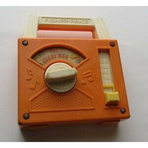 VTG 1978 Fisher Price Music Box Pocket Radio #790 THE CANDY MAN